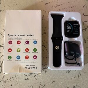 Fitpro Smart Sports Watch with Black Band